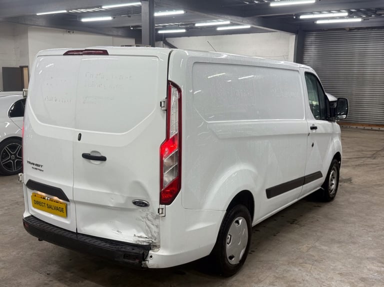 2023 Ford Transit Custom 23 Reg 300 2.0 EcoBlue 130 Panel Van L1H1 No Vat salvage damaged repaira...