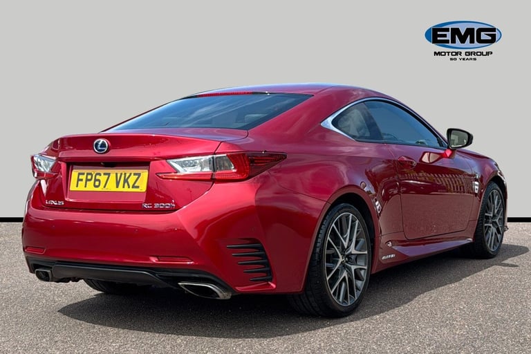  Lexus Rc 2.5 300h F Sport Coupe 2dr Petrol Hybrid CVT Euro 6 s/s 223 Ps
