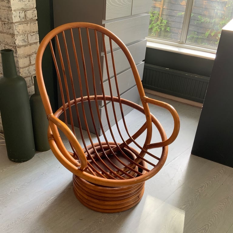 image for Swivel cane chair