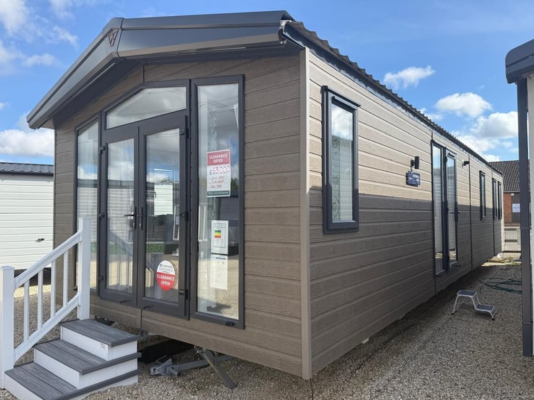 Static Holiday Caravan For Sale Off Site Victory Riverwood 40x14, 3 Bedroom