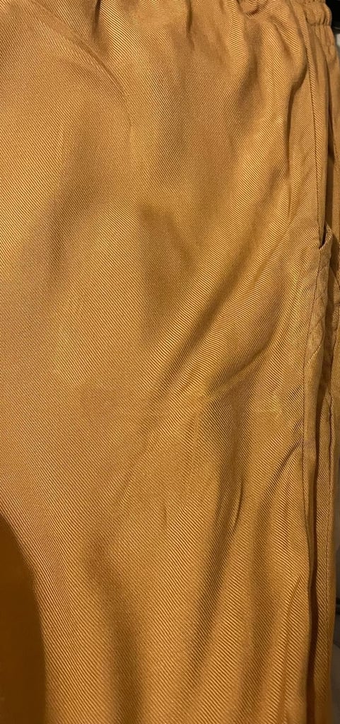 New Look Camel/Brown Cuffed Ankle Joggers - Size 12.