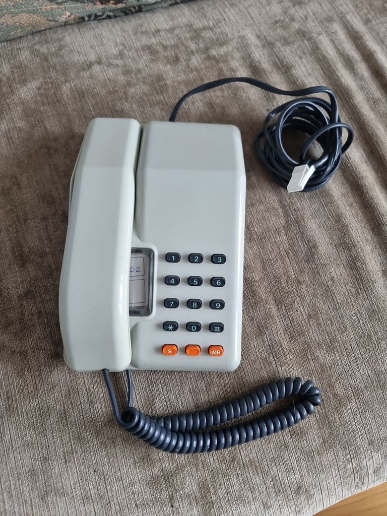 BT British Telecom Viscount Landline Phone 1980s Vintage