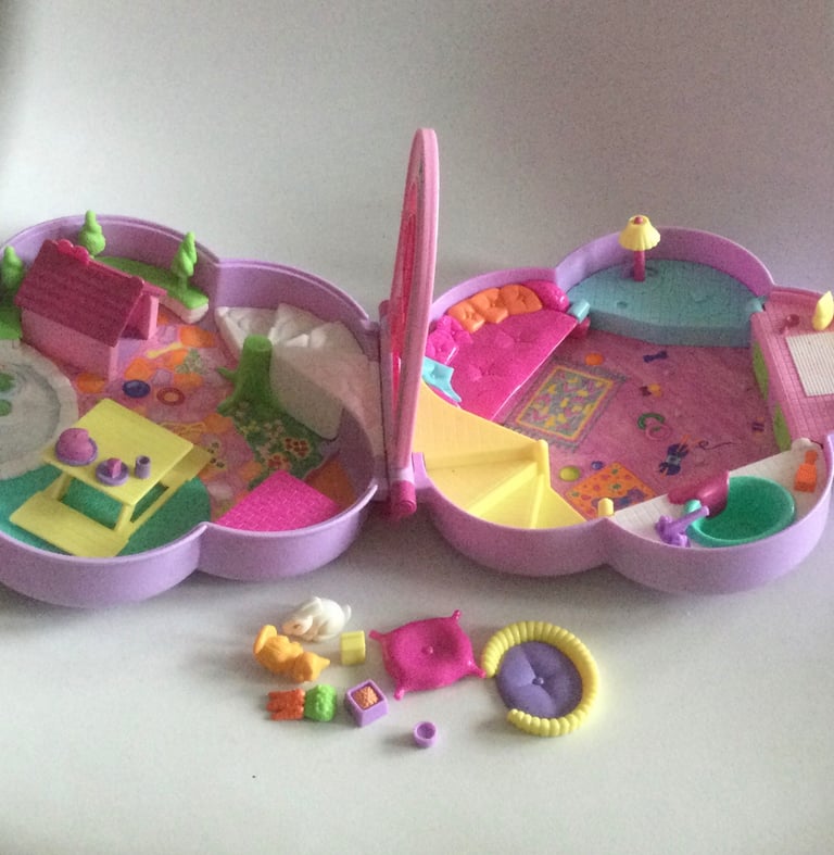 Very Rare Lucy Locket Polly Pocket Bluebird Pretty Pets Corner 1995 full size collectible 
