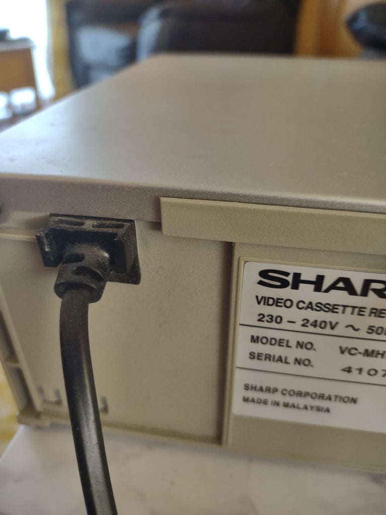 Sharp VHS player 