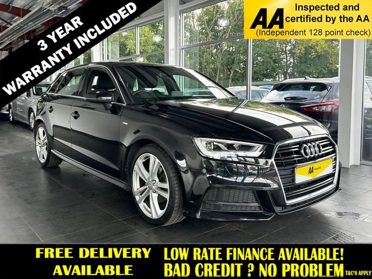 image for 2018 Audi A3 1.5 TFSI CoD 35 S line Sportback 5dr Petrol Manual Euro 6 (s/s) (150 ps) 1  Hatchbac...
