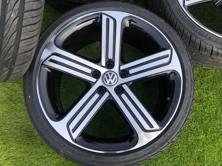 GENUINE 19” VOLKSWAGEN SCIROCCO 19” CADIZ ALLOYS & NEW TYRES VW WHEEL