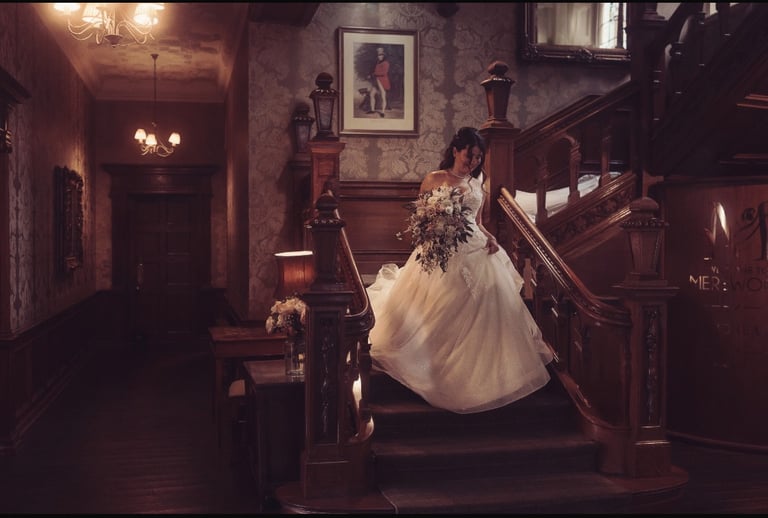 image for Dream Wedding Dress + Long Veil + Petticoat