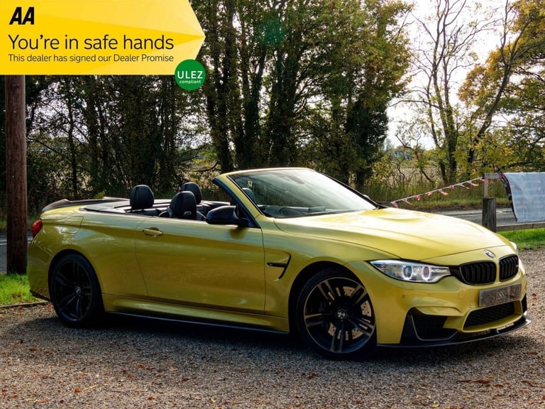 2015 M BMW M4 3.0 BITURBO CONVERTIBLE 2DR PETROL DCT EURO 6 (S/S) (431 PS)