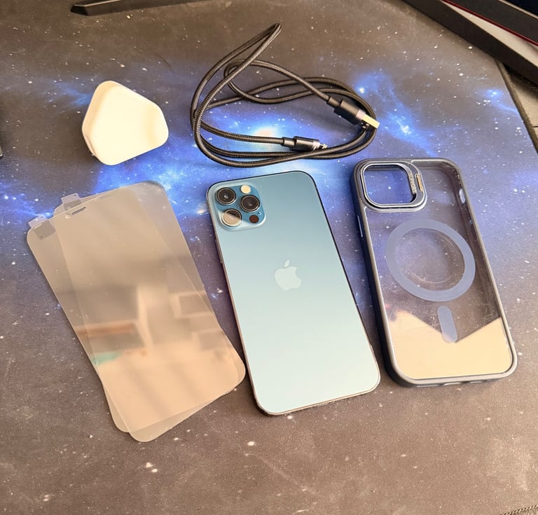 image for iPhone 12 Pro 128GB In Excellent Condition Pacific Blue With Accessories