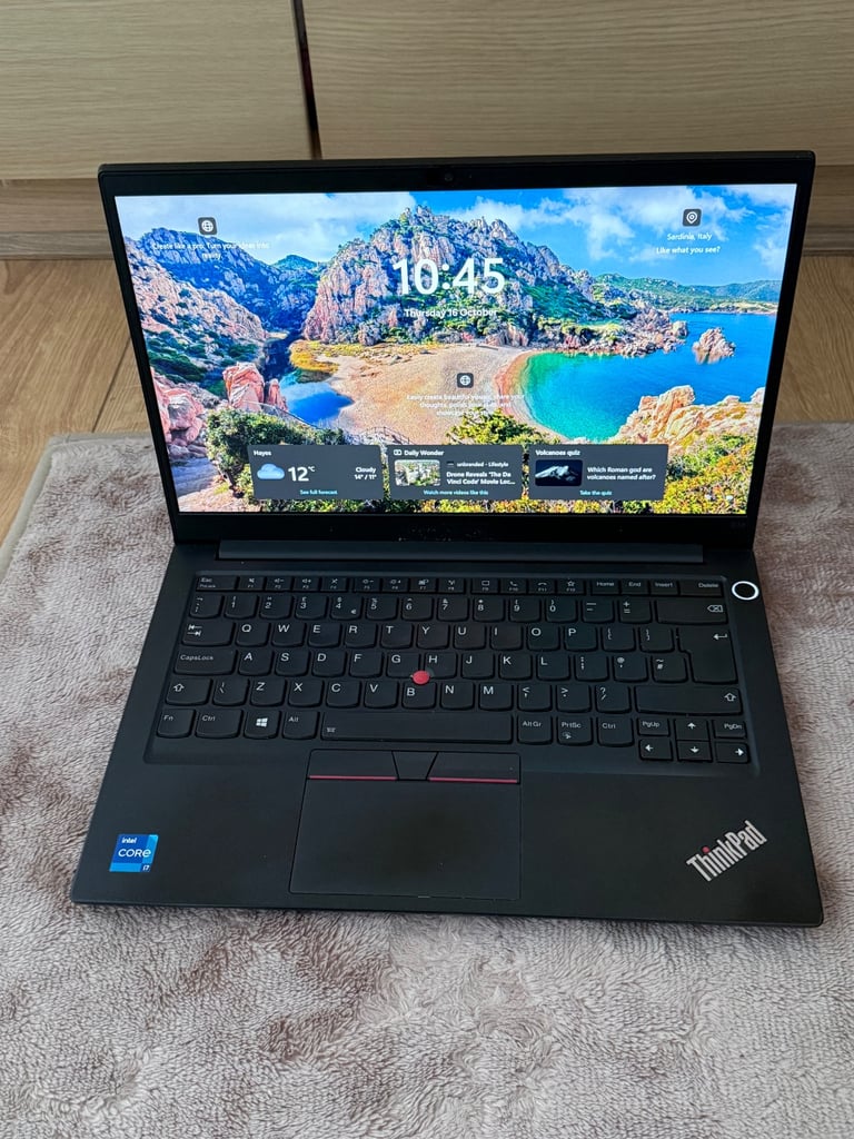 image for Lenovo ThinkPad E14 Intel i7 11th Gen 16GB RAM 512GB SSD NVMe