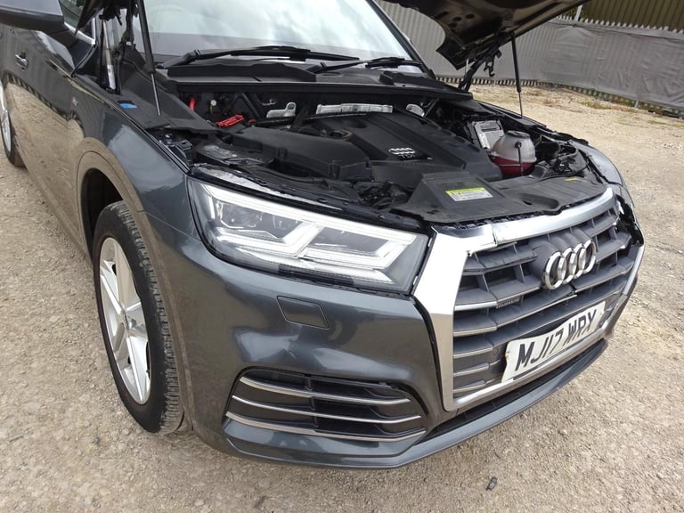 2017 17 REG AUDI Q5 S LINE TDI QUATTRO DIESEL AUTO DAMAGED REPAIRABLE SALVAGE