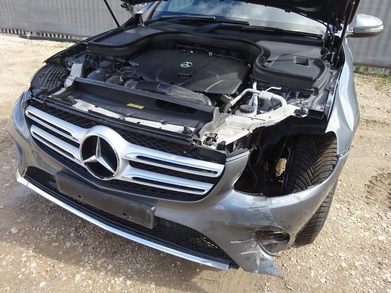 2018 67 REG MERCEDES BENZ GLC 250 D 4MATIC AMG LINE DIESEL AUTO DAMAGED SALVAGE