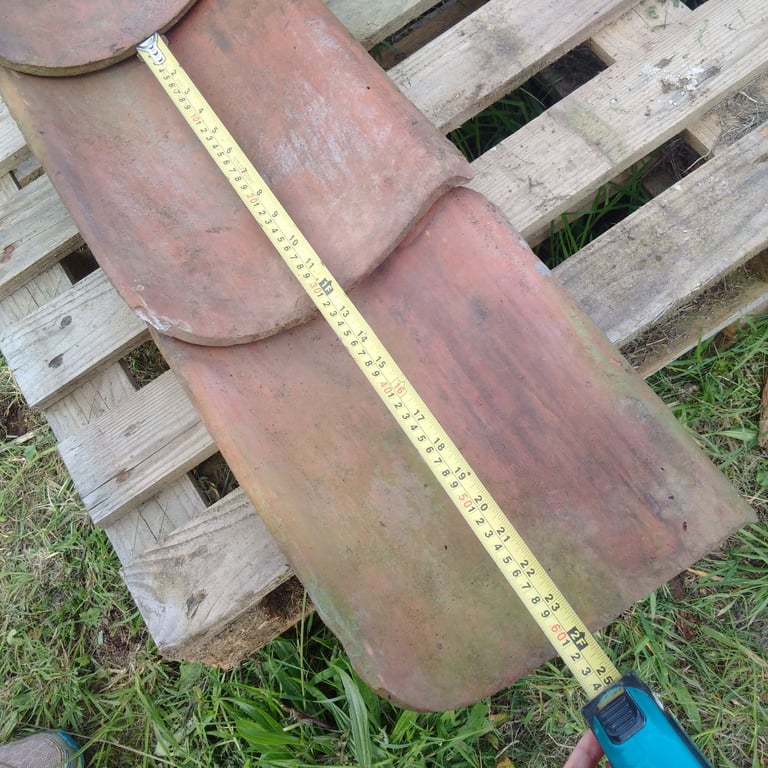 1100+ Reclaimed, handmade antique red clay 'Dutch' Pantiles