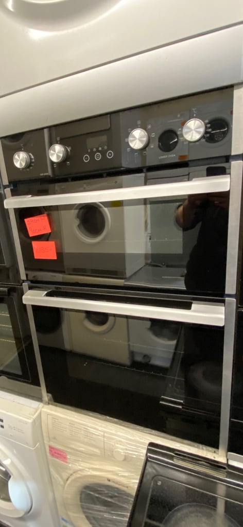 image for 📞BLACK COOKE&LEWIS 90CM HIGH 59CM WIDE INTEGRATED ELECTRIC OVEN 