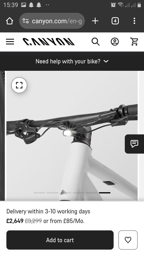 Canyon e bike peddle assist 
