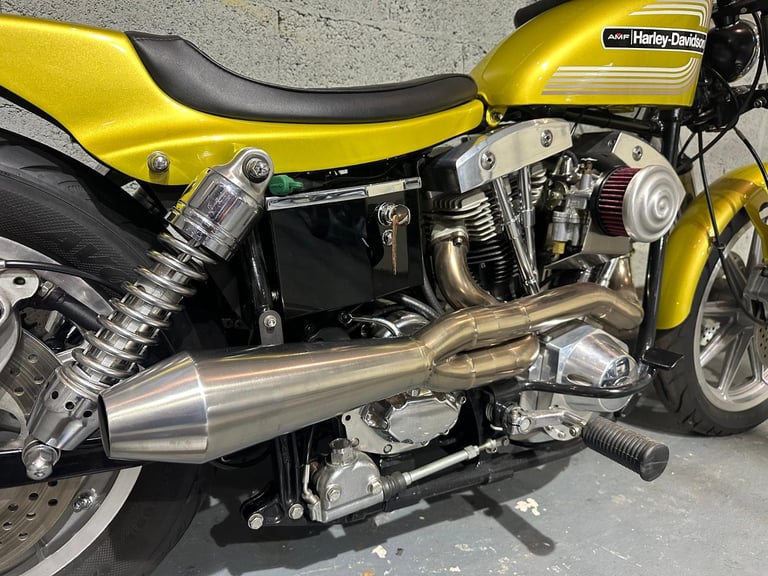 Harley-Davidson. Magazine featured Flattracker. 93 cubic inch S&S Engine