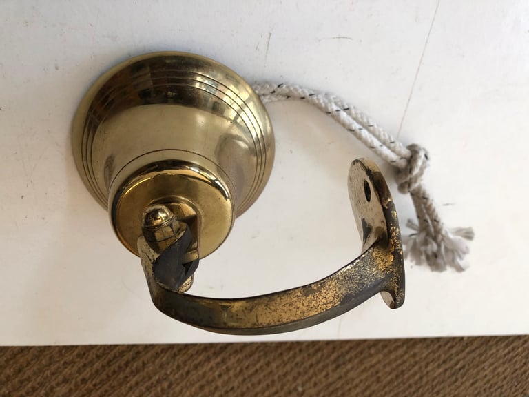 Nautical brass bell 5 inch diameter.