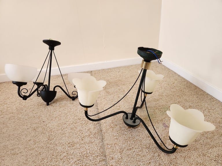 image for Ceiling Pendants with Glass Shades