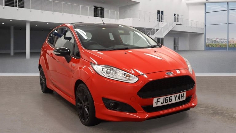  Ford Fiesta 1.0 EcoBoost 140 ST-Line Red 3dr, FSH, 2 keys Petrol