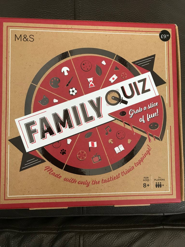 image for New Family Quiz Game M&S kids adults 