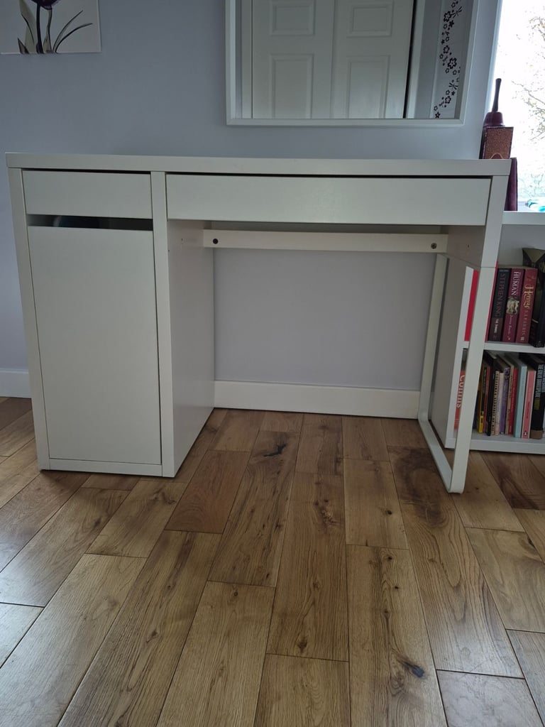 Ikea bedroom furniture - double bed frame, 3 x chest of drawers and desk - will sell separately