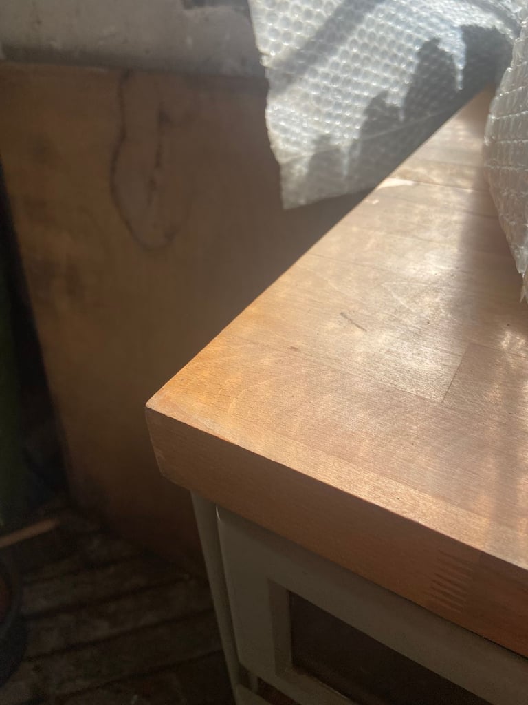 Mid Century Haberdashery glass drawer unit