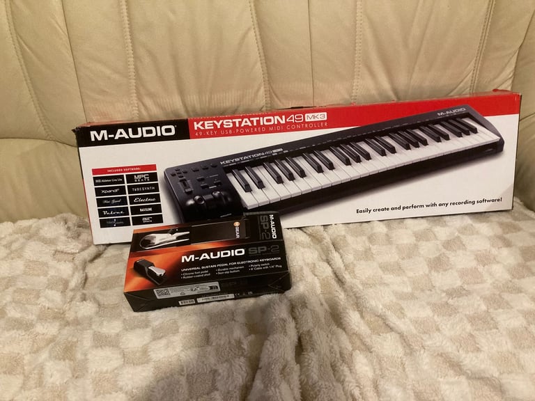 image for @@  AS NEW / NEVER USED ..M AUDIO KEYSTATION 49 MK 3 & SUSTAIN PEDAL .. PLEASE READ.. THANKS @@