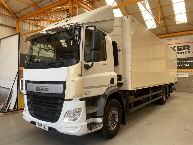 DAF CF290 *EURO 6*, 6X2 26 TONNE INSULATED FRIDGE/FREEZER – 2016 – PF65 LLU