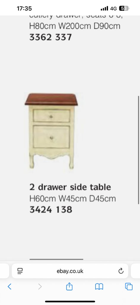 Laura Ashley Bramley side table