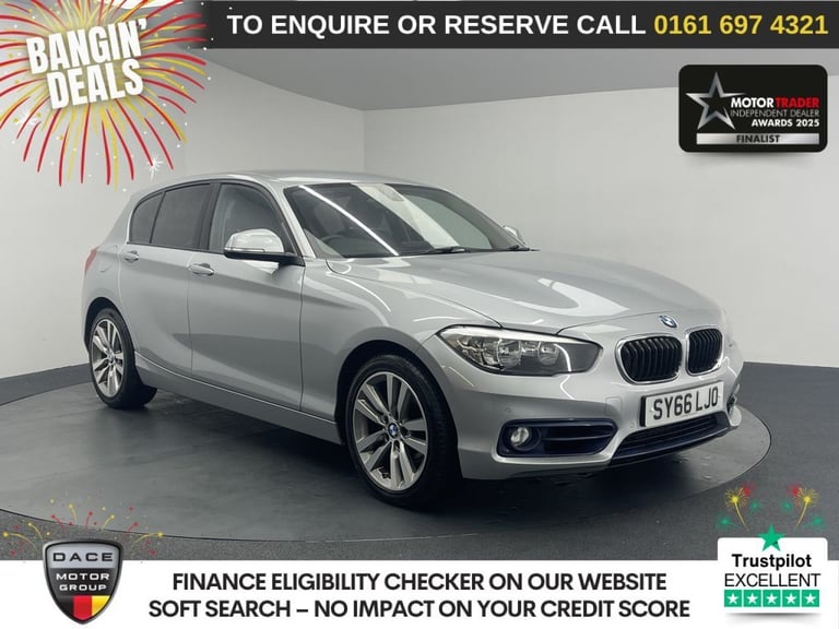2016 BMW 1 Series 2.0 120d Sport Hatchback 5dr Diesel Auto xDrive Euro 6 (s/s) (190 ps) Hatchback...