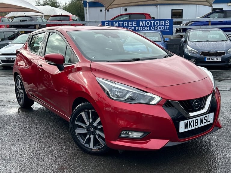 image for 2018 Nissan Micra 0.9 Petrol (IG-T), Acenta Edition, Hatchback, 5 Door, Manual, Euro 6. Hatchback...