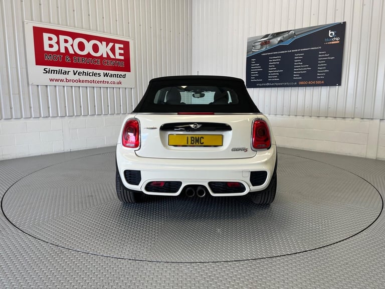 2017 MINI Convertible 2.0 John Cooper Works Euro 6 (s/s) 2dr CONVERTIBLE Petrol Manual