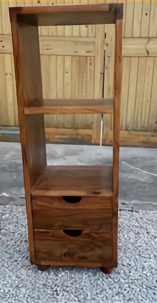 2 x solid Mango/Sheesam hand made bespoke wood bedside tables cabinets drawers chests table LIKE NEW