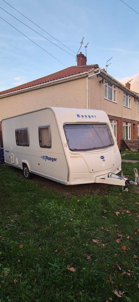 4 berth caravan with awning 