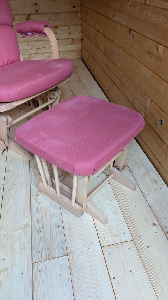 Dutailier Rocking Chair with Glider Stool Nursing Chair