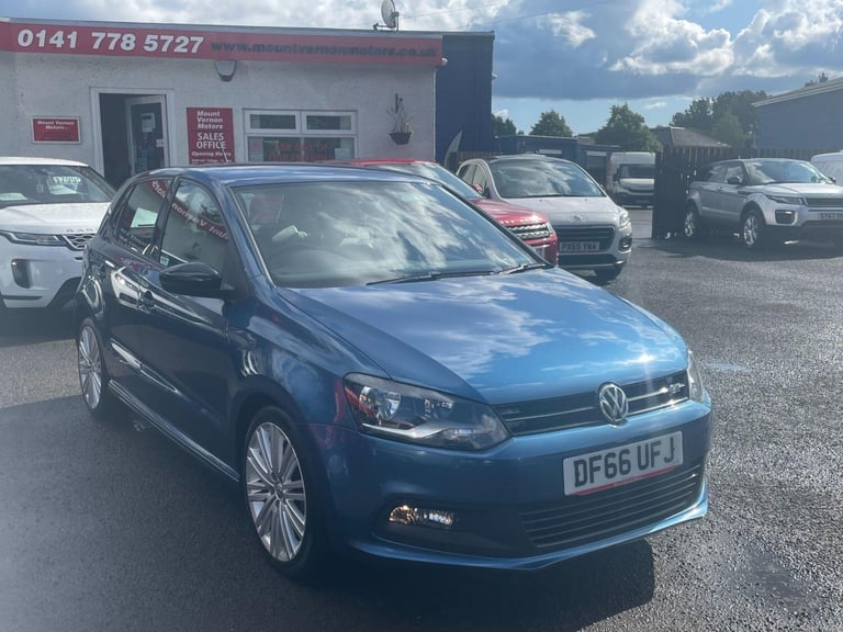 2016 Volkswagen Polo 1.4 TSI BlueMotion Tech ACT BlueGT Euro 6 (s/s) 5dr HATCHBACK Petrol Manual