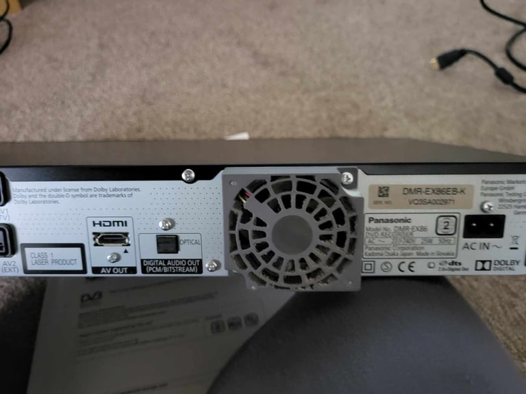 Panasonic DVD Recorder with Freeview