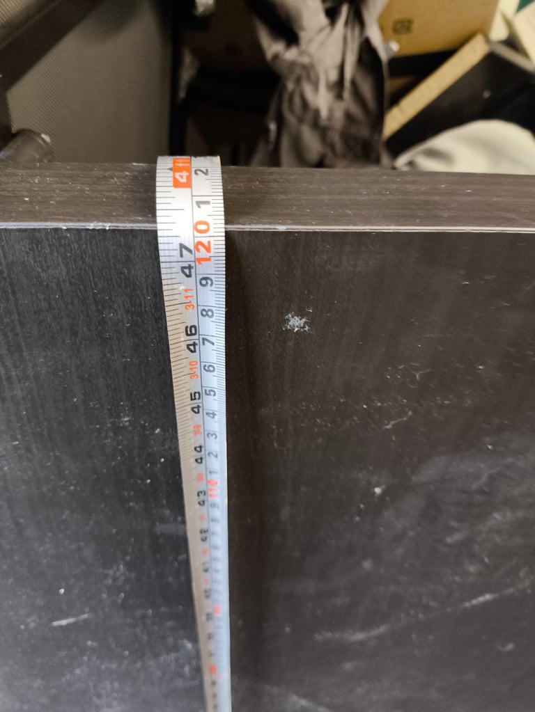 IKEA table top L shaped Black