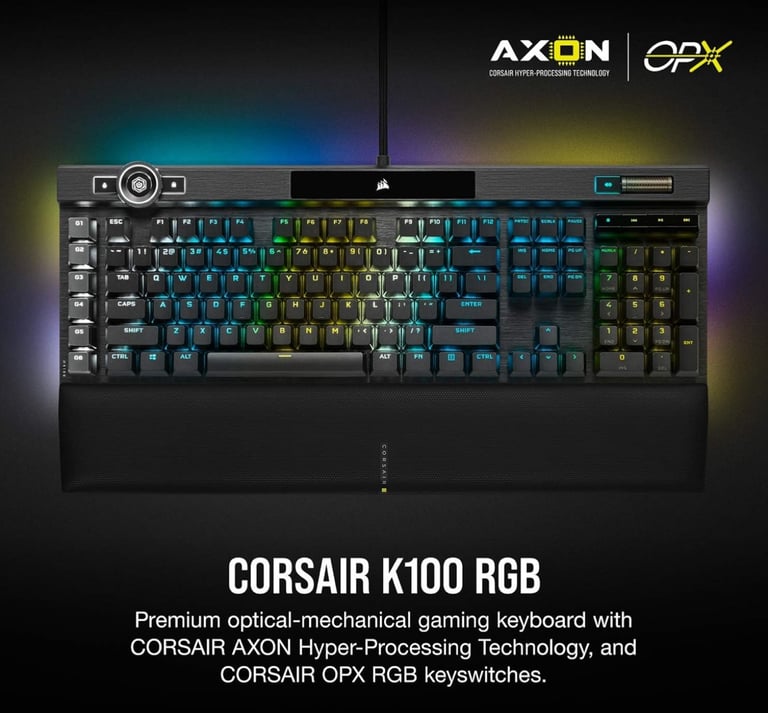image for Corsair K100 RGB Mechanical Gaming Keyboard