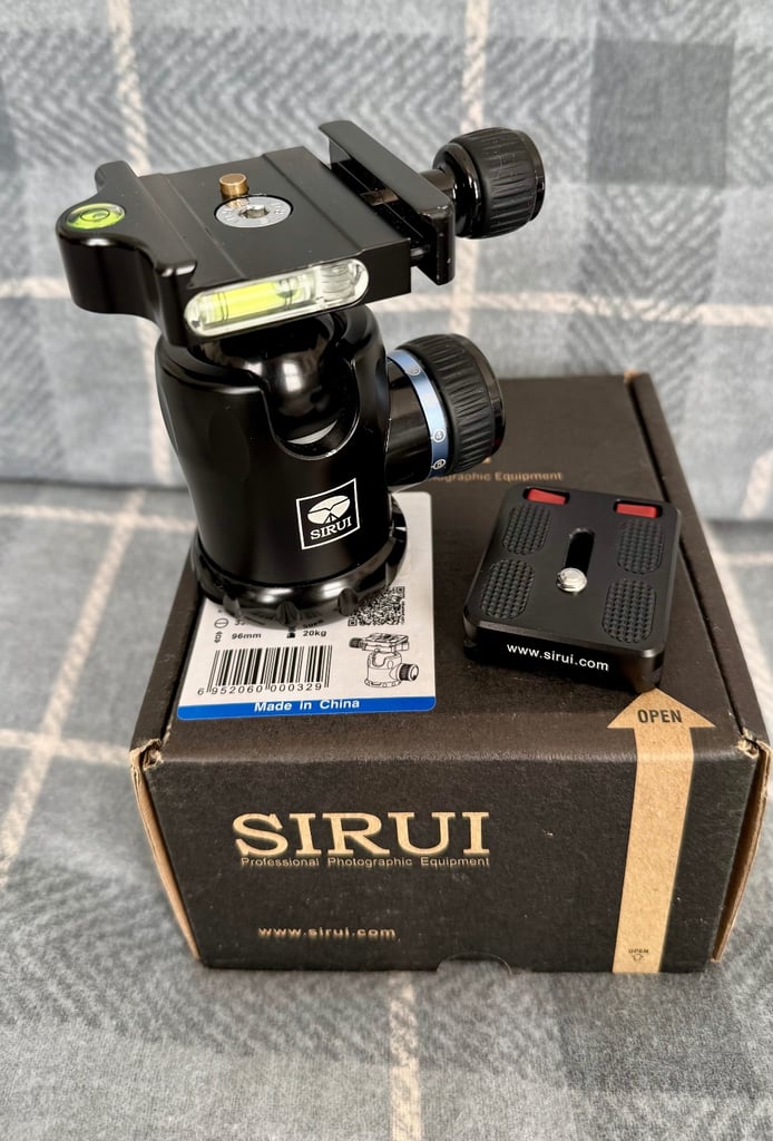 SIRUI K-10X BALL HEAD WITH TY-50 PLATE