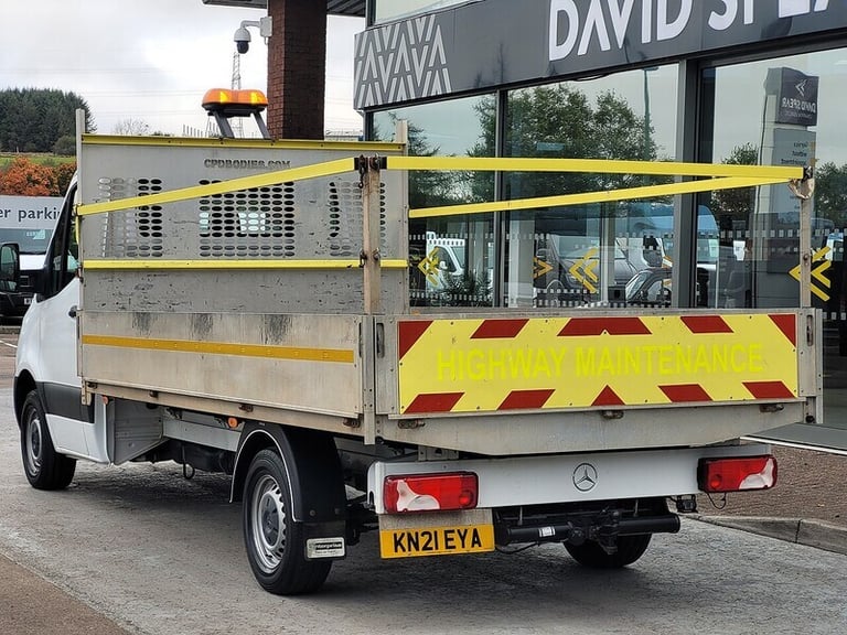 2021 Mercedes-Benz Sprinter 150ps 315 CDI Progressive Dropside with Air Con &amp; Tow Bar Dropsid...