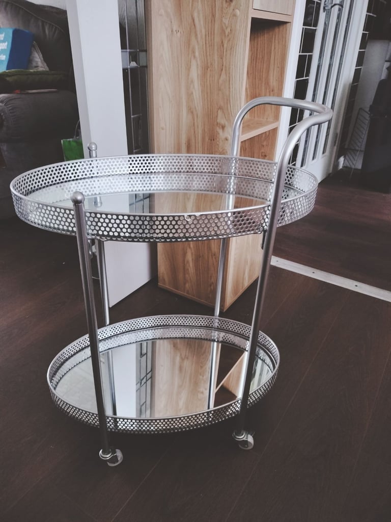 image for Silver drinks trolley 