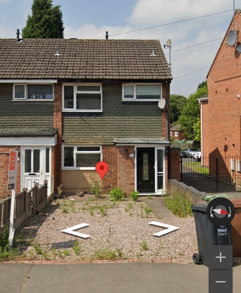 3 bedroom property to rent in Walsall, WS9 9BL