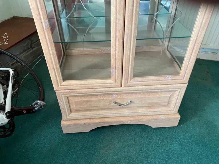 Limed  Oak effect  cabinet