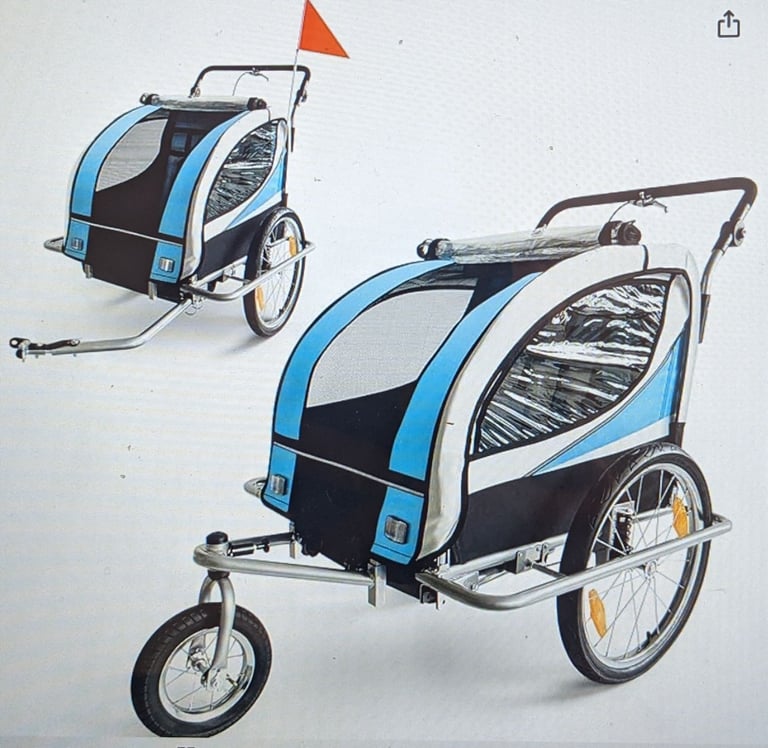 Bike trailer 2 in 1 kids