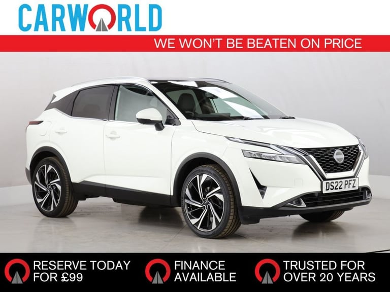 image for 2022 Nissan Qashqai 1.3 DIG-T MHEV Tekna+ SUV 5dr Petrol Hybrid XTRON Euro 6 (s/s) (158 ps) HATCH...
