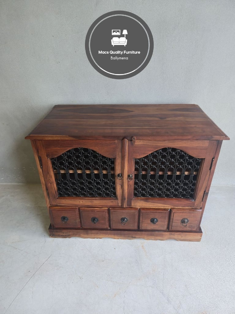 image for Solid Indian Wood Cabinet 