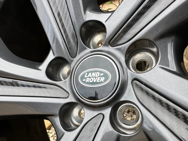 Genuine Range Rover NEW 23" Carbon Fibre alloy wheels Style 5128 & 7mm+ Pirelli Scorpions & TPMS!