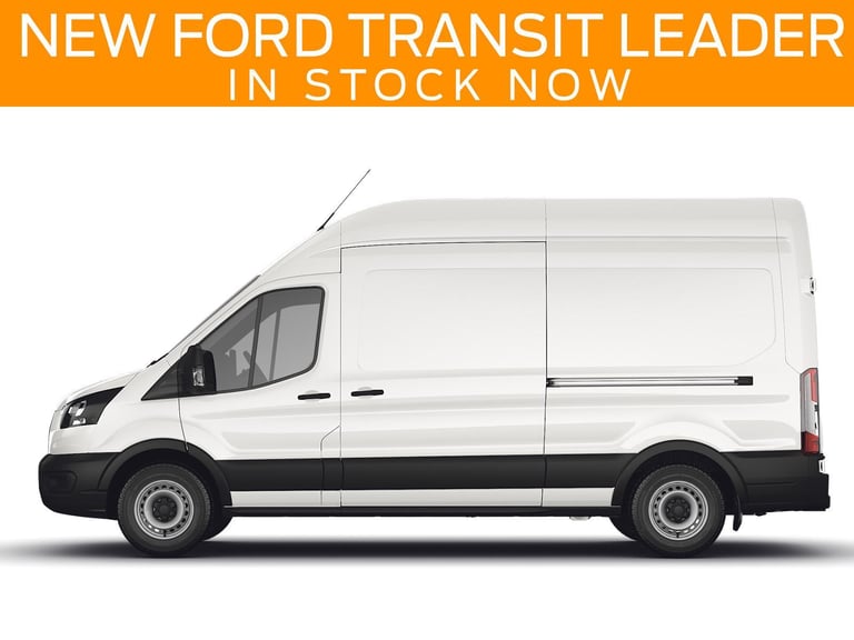 BRAND NEW Ford Transit 350L L3 H2 Leader Van 2.0L 130PS 6 Speed in Frozen White