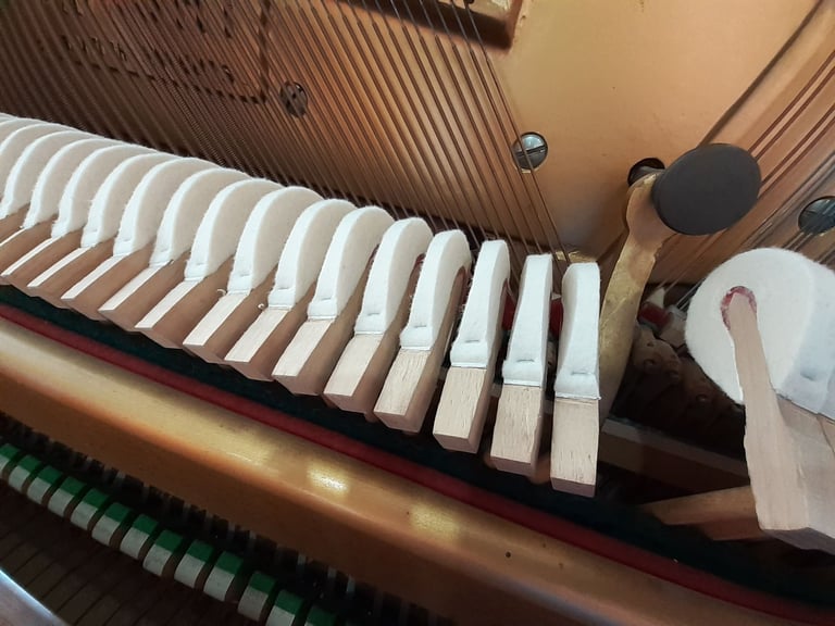 Knight K10 rare Chippendale Upright Piano beautiful *matching stool + free 1st tuning*